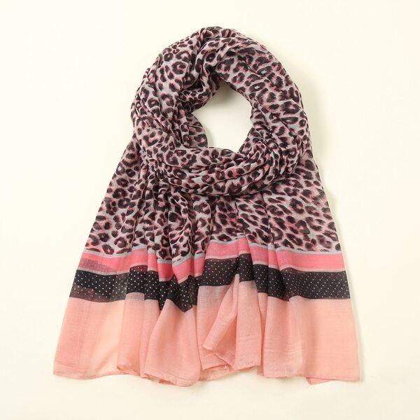 

Animal Print Scarf, Multicolor