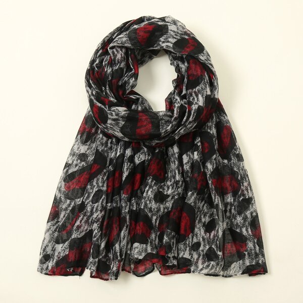 

Graphic Print Scarf, Multicolor