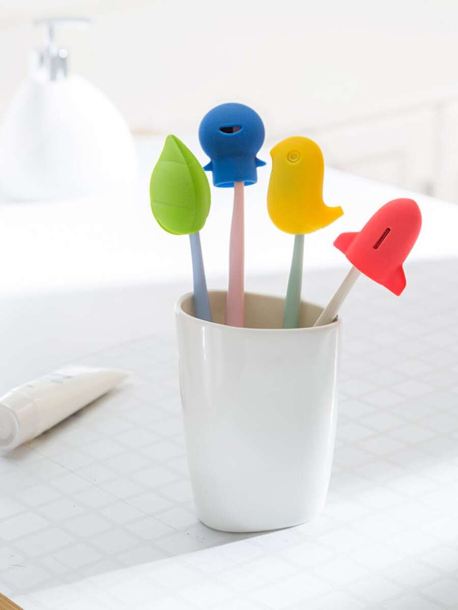 1入組隨機牙刷頭套 - 彩色 - 查看 1