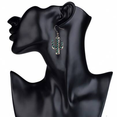 Cactus Drop Earrings
