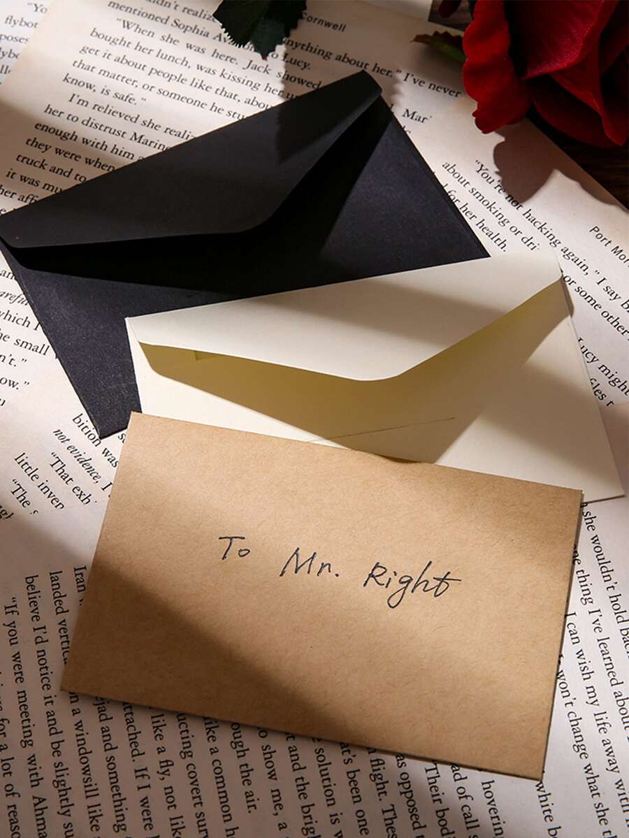 15入組牛皮紙信封 - 彩色 - 查看 1