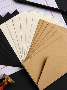 15入組牛皮紙信封 - 彩色 - 查看 3