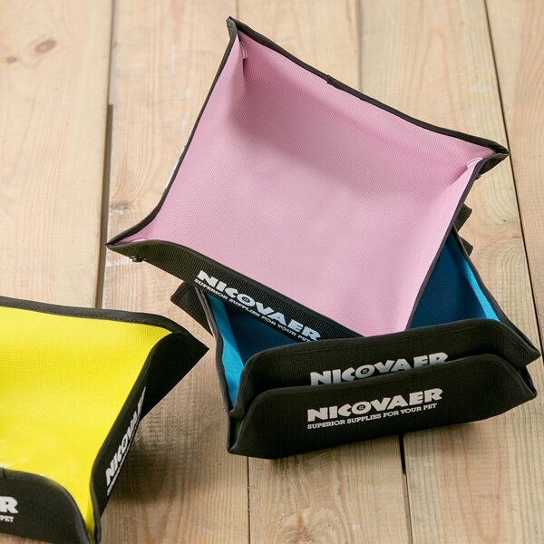 

1pc Random Color Collapsible Pet Travel Bowl, Multicolor