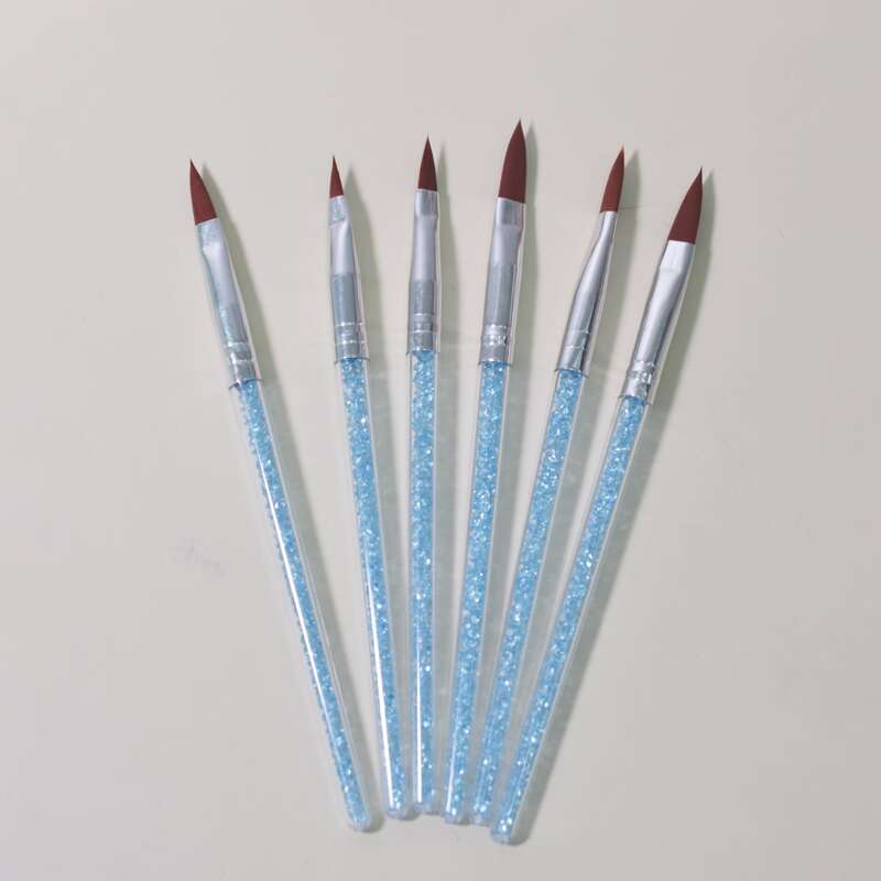 

6pcs Nail Art Brush Set, Multicolor