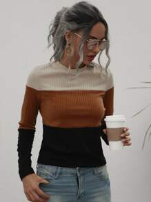 Áo len nữ Khối Màu Giải trí - Nhiều màu - Xem 5