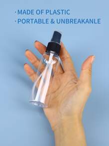 Botella de spray de 60 ml, elementos esenciales de viaje - Negro - Ver 4