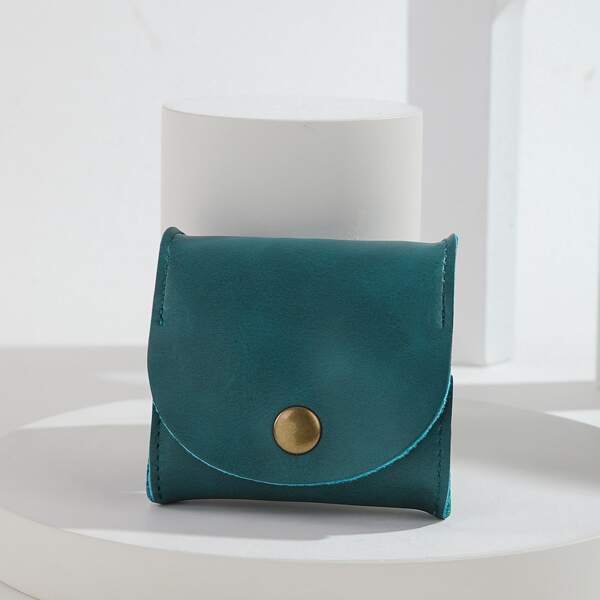

Mini Metal Decor Coin Case, Green