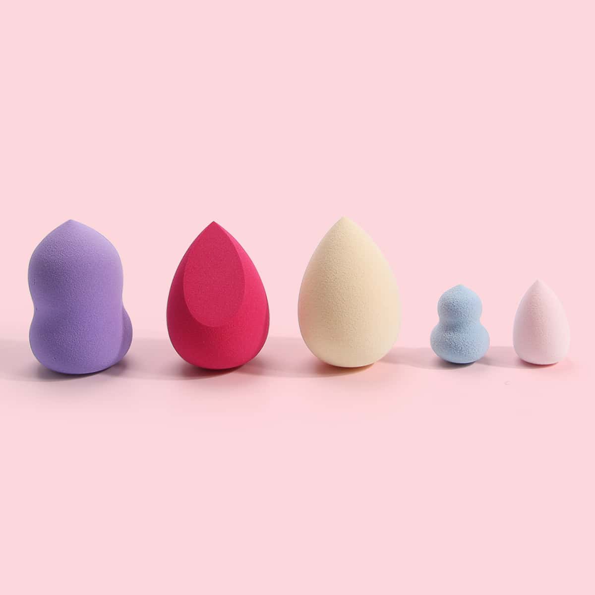 

5pcs Makeup Sponge Set, Multicolor