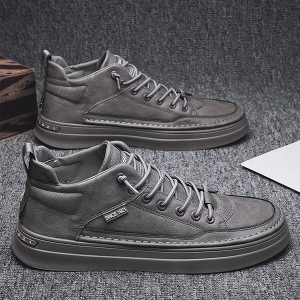 

Men Trim Detail Skate Shoes, Grey