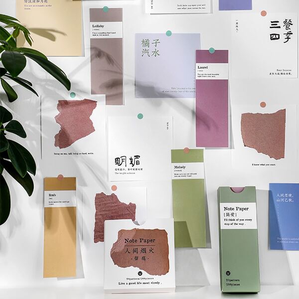 

1box Random Pattern Material Paper, Multicolor