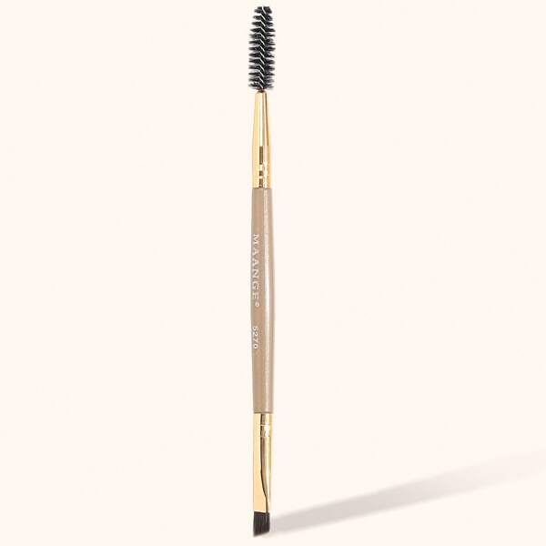 

Double-Headed Eyebrow Brush, Gold