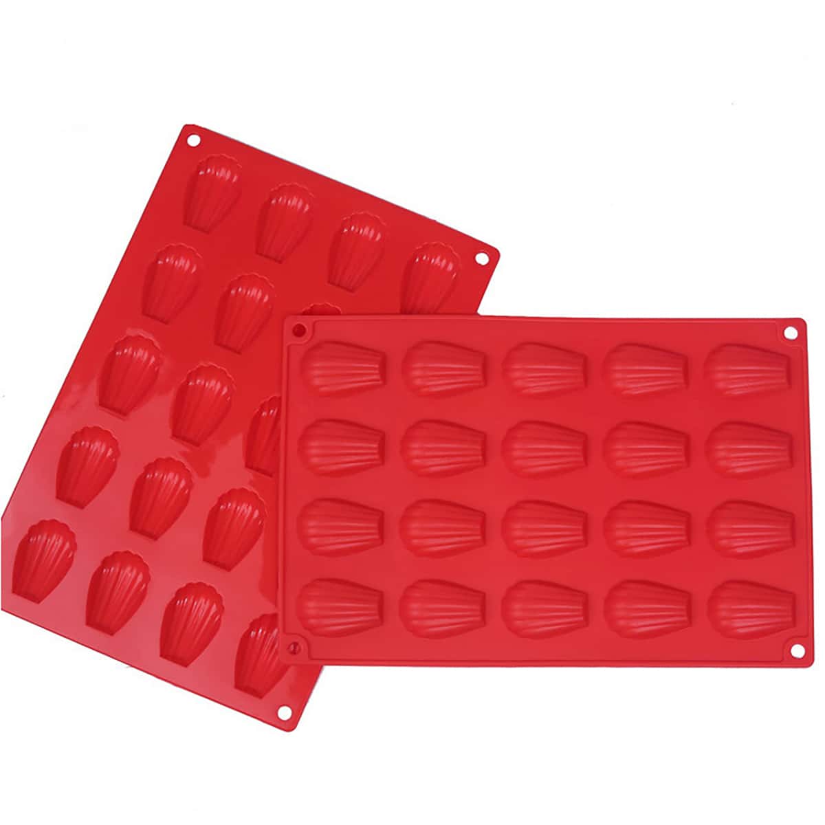 

1pc 20 Grid Baking Mold, Red