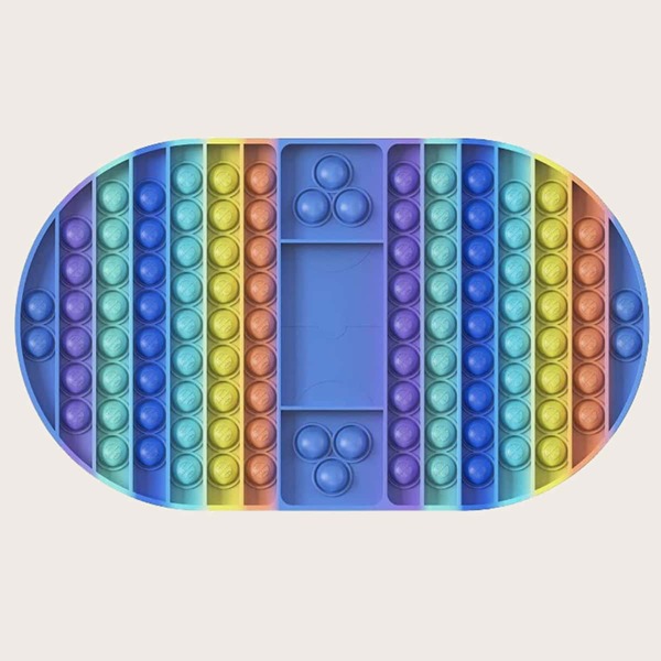 

1pc Colorful Push Pop Bubble, Multicolor