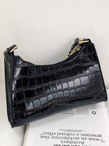 Không thấm nước , Nhẹ , Thương vụ Hàng ngày Dập nổi cá sấu Cái túi Đối với Cô gái tuổi teen NỮ Cao đẳng Sinh viên , & Cổ cồn trắng Công nhân
工人 Hoàn hảo Cho văn phòng , Cao đẳng , Làm việc , Làm Việc  , Commute - màu đen - Xem 2