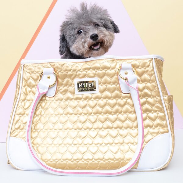 

Heart Design Pet Carrier Bag, Multicolor