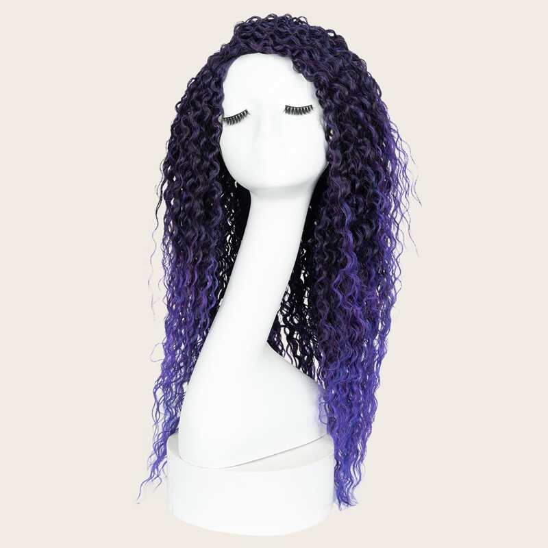 

Ombre Long Curly Wig, Multicolor