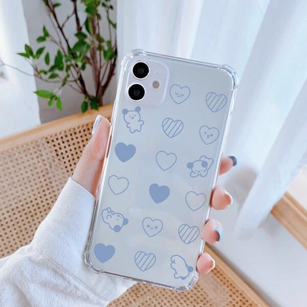 

Heart Clear Phone Case