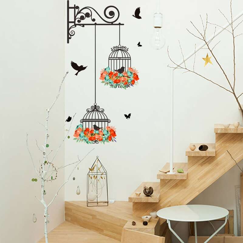

Bird Print Wall Sticker, Multicolor