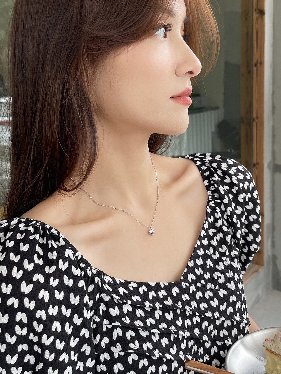 Heart Charm Necklace Valentines