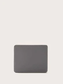 男士極簡卡片收納夾，輕巧便攜信用卡身份證，適用於白領工作和旅遊，適合作為周年紀念日生日禮物 - 灰色 - 查看 5