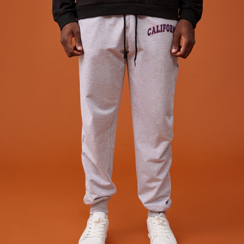 

Letter Graphic Sweatpants, Light grey