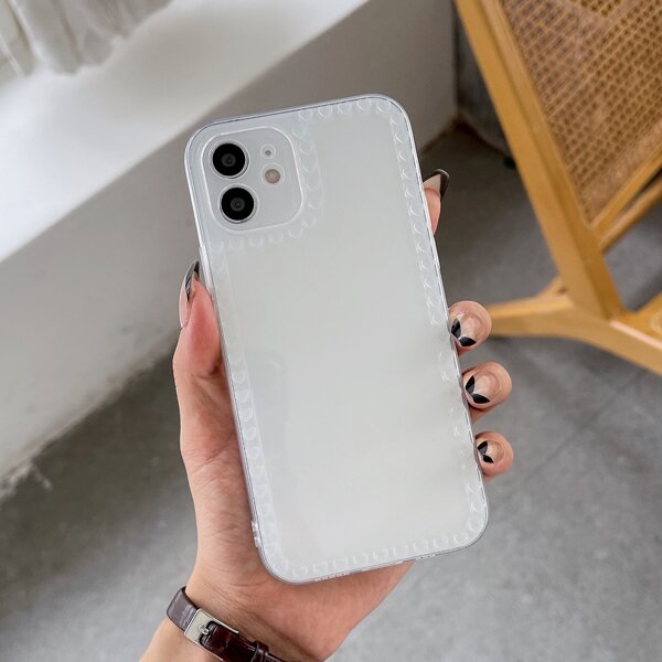 

Heart Frame Phone Case, Clear