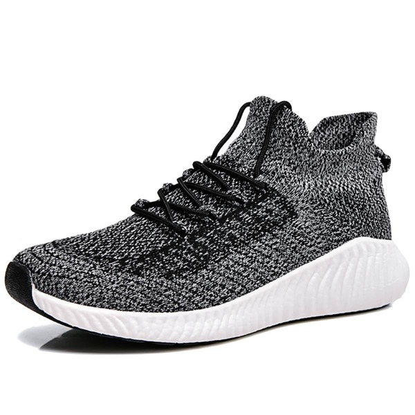 

Men Minimalist Lace Up Front Running Shoes, Dark grey