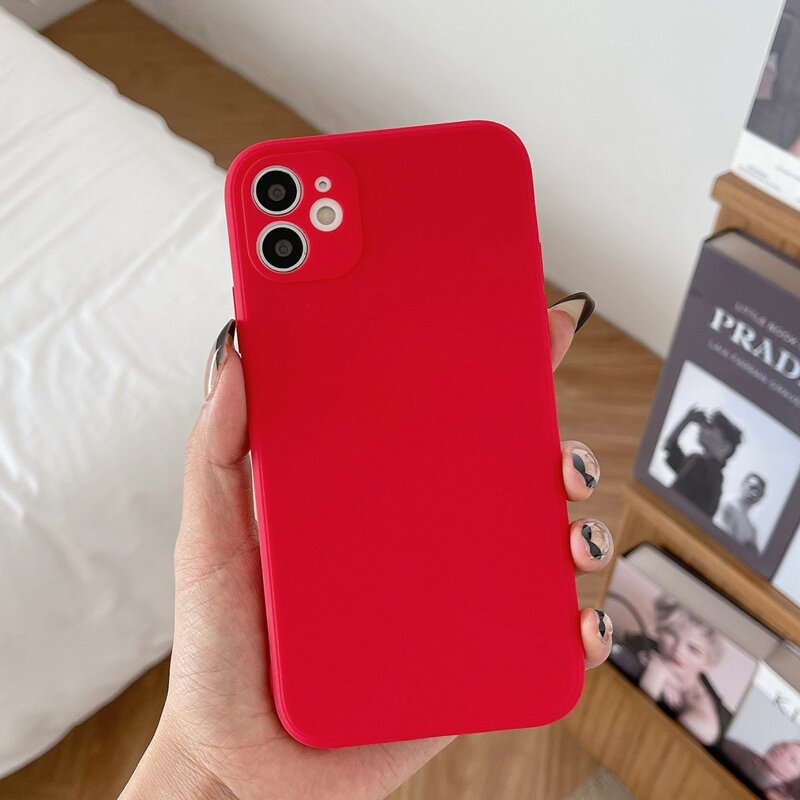 

Plain Phone Case, Red