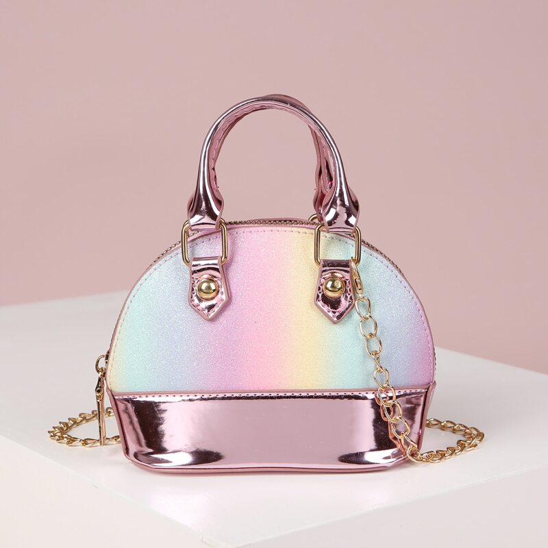 

Chain Strap Dome Bag, Multicolor