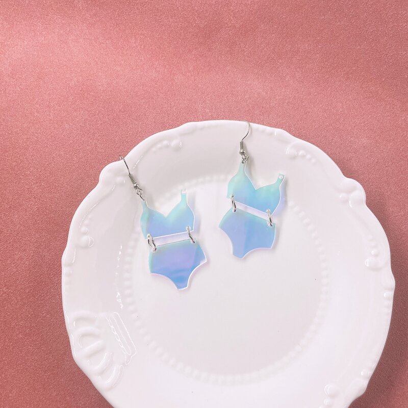 

Bikini Design Earrings, Multicolor