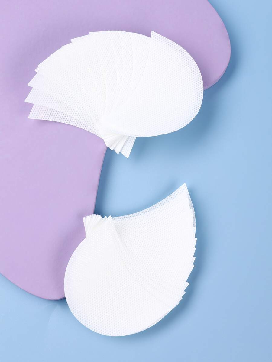 10 Protector de sombra de ojos multifuncional Parches de almohadilla de gel de sombra de ojos Plantillas de sombra de ojos para prevenir extensiones de pestañas, teñido y residuos de maquillaje de labios, adhesivo de barrera de extensiones de pestañas - Blanco - Ver 1