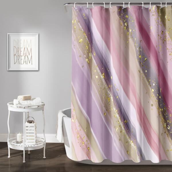 

Striped Pattern Shower Curtain, Multicolor