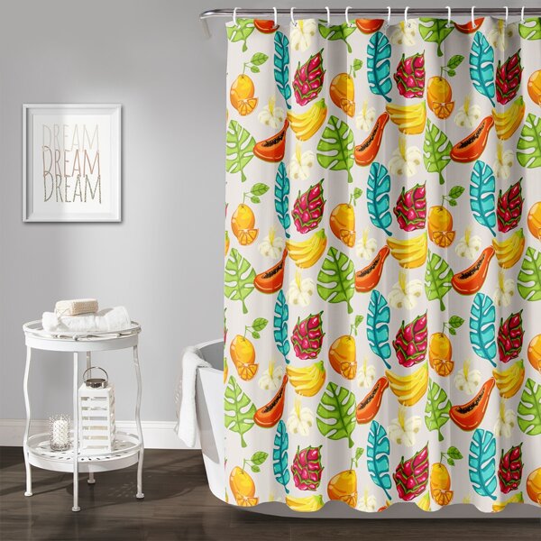 

Fruit Print Shower Curtain, Multicolor