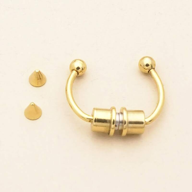 

Magnetic Nose Ring, Gold