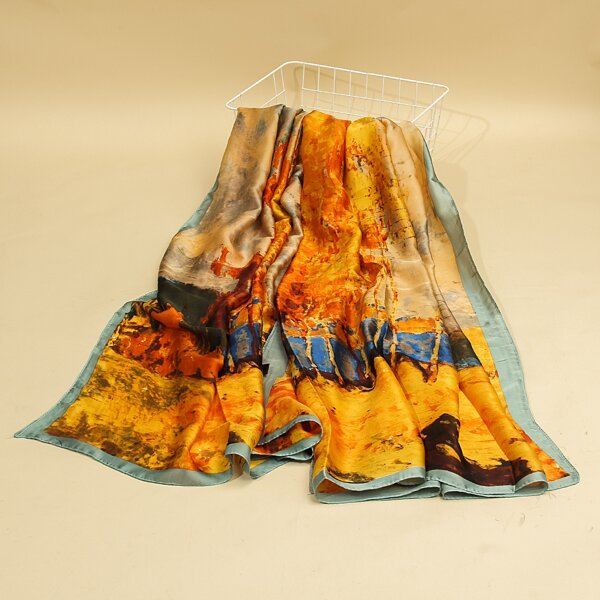 

Tree Print Scarf, Multicolor