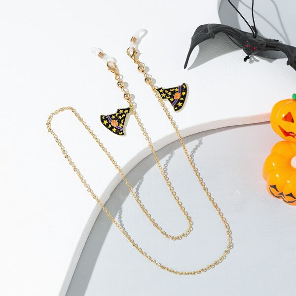 

Halloween Hat Charm Glasses Chain, Multicolor