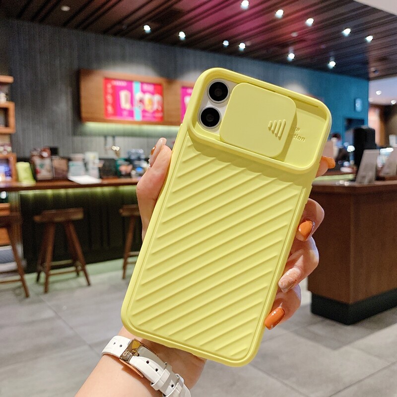 

Slide Camera Cover Phone Case, Yellow