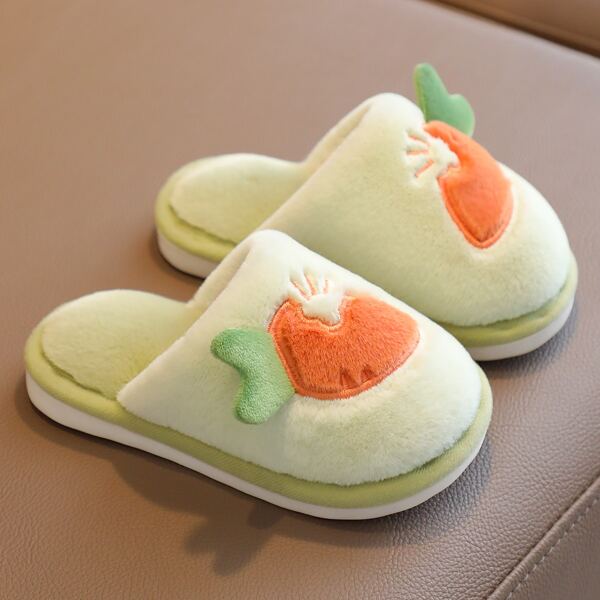 

Toddler Girls Cartoon Graphic Slippers, Green