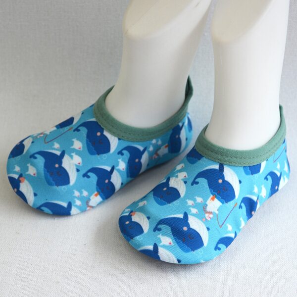 

Toddler Boys Cartoon Whale Graphic Slip On Shoes, Multicolor