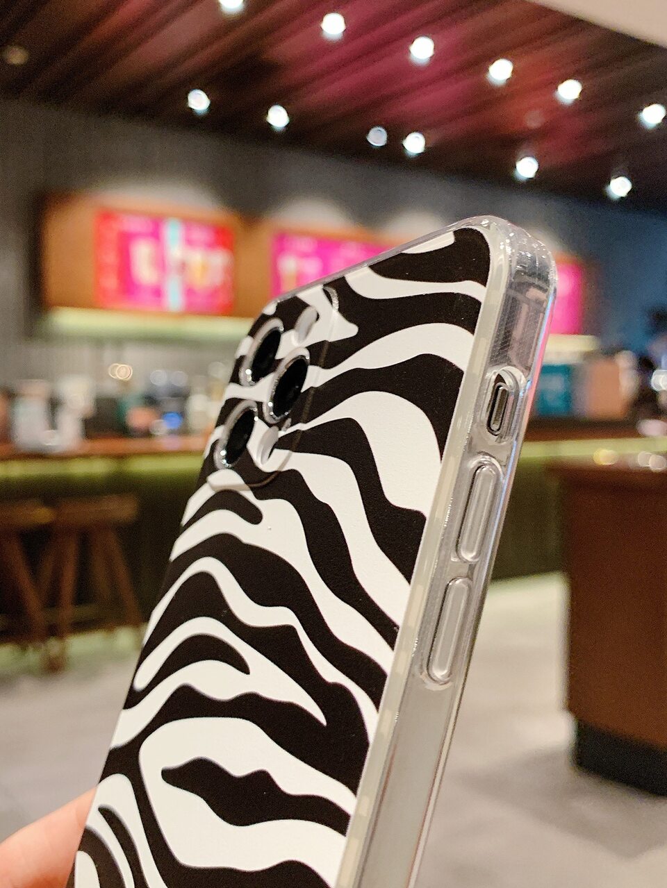 Zebra Striped Phone Case