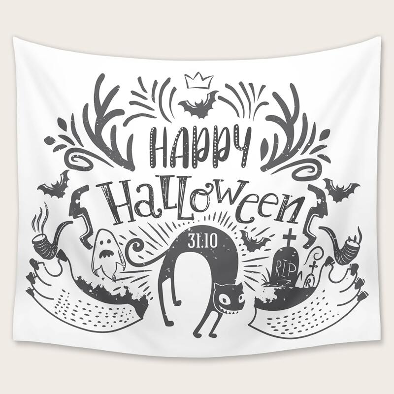 

Halloween Pattern Tapestry, Multicolor