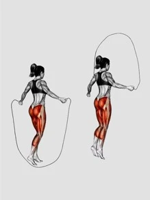 1pc Adjustable Skipping Jump Rope - Baby Pink - View 4