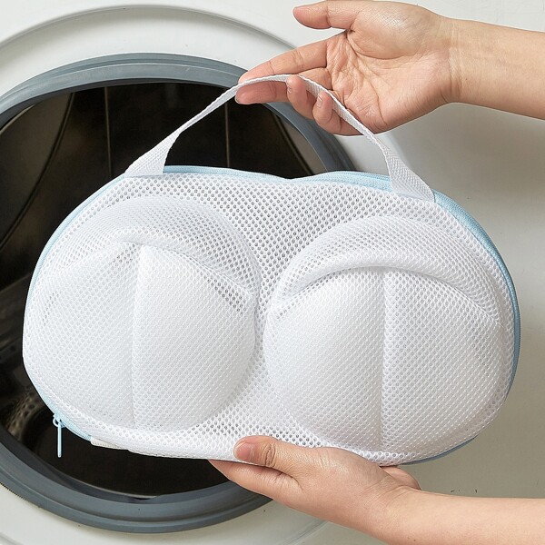 

1pc Plain Underwear Laundry Bag, White