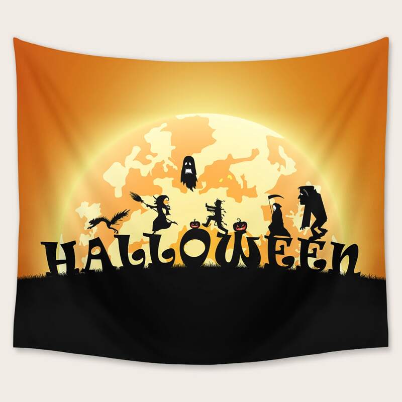 

Halloween Pattern Tapestry, Multicolor