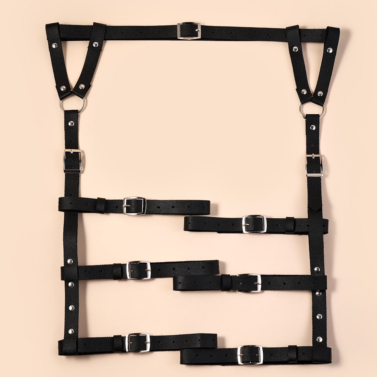 Портупея с металлической пряжкой