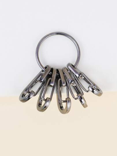 1入組極簡風格鑰匙圈