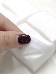 400Pcs White professional Lint Free Nail Wipes Pads Remover,Nail Art Gel Polish Remover,Nail Polish Remover Pads,Nail Pads For Polish Removal Disposable Nail Wipes - White - View 3