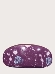 Mochila galaxia con estampado con cremallera delantera