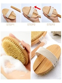 1入組長手柄洗澡刷 - 彩色 - 查看 5