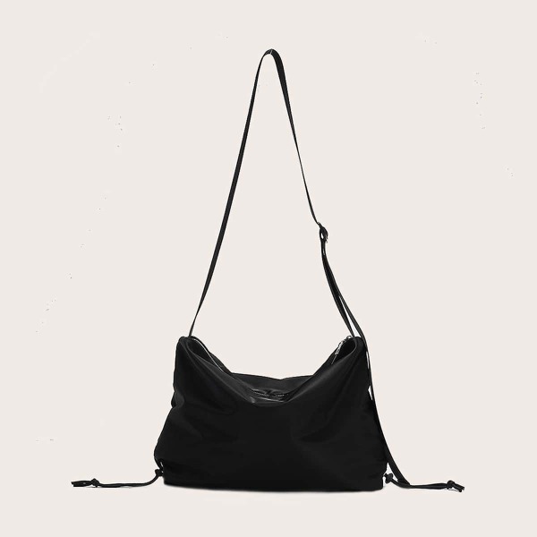 

Large Capacity Crossbody Bag, Black